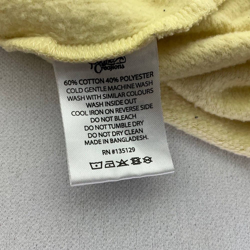 Splendid Creations Australia Floral Graphic‎ Hoodie Sydney Yellow Womens XL - Picture 7 of 11